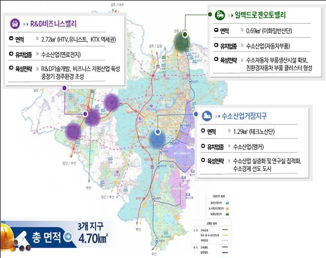 Fostering global new industry bases in Gyeongja District…  Support for pre-sale under construction cost