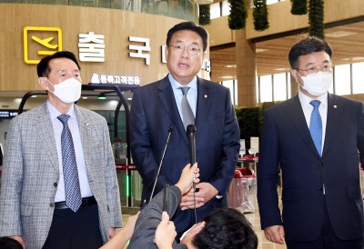 일본 방문 나서는 정진석-윤호중-김석기