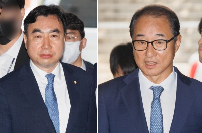윤관석-이성만  '전당대회 돈봉투 의혹' 영장심사 출석