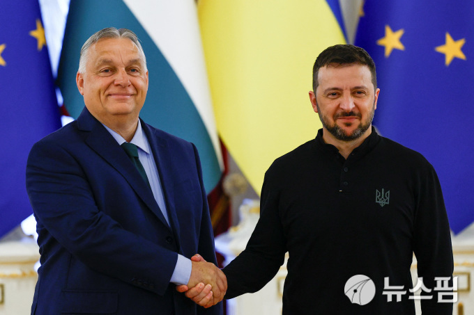 EU 의장국 헝가리 오르반 총리, 우크라이나에 정전 제안