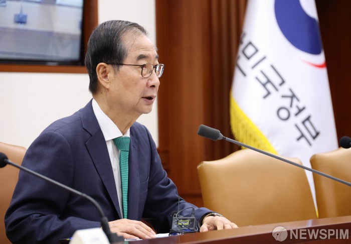 한덕수 총리 "리튬배터리 저장·취급시설 안전관리기준 강화…소화약제 개발 박차"