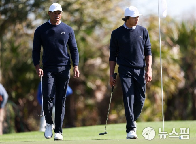 [PGA] 우즈 부자, PNC 챔피언십 첫날 13언더파 공동 1위