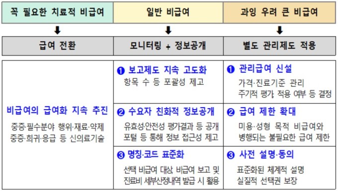 정부, 비급여 치료 본인부담률 95% 상향…'비급여 통합 포털' 신설