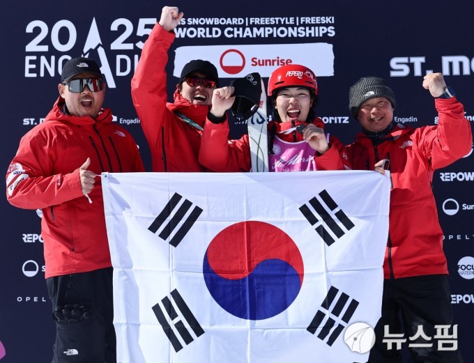 金같은 銅... 정대윤, 한국 최초 모굴 세계선수권 입상