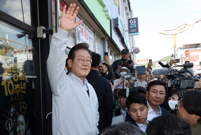 韩国总统选举在即 李在明12日正式开启竞选活动