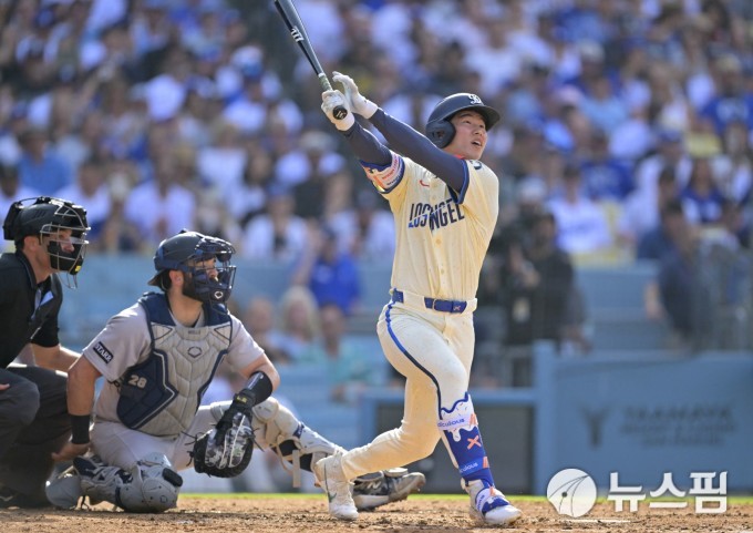 [MLB] "감독님, 봤죠?"... 김혜성, 좌완 두들겨 시즌 2호포 꽝!