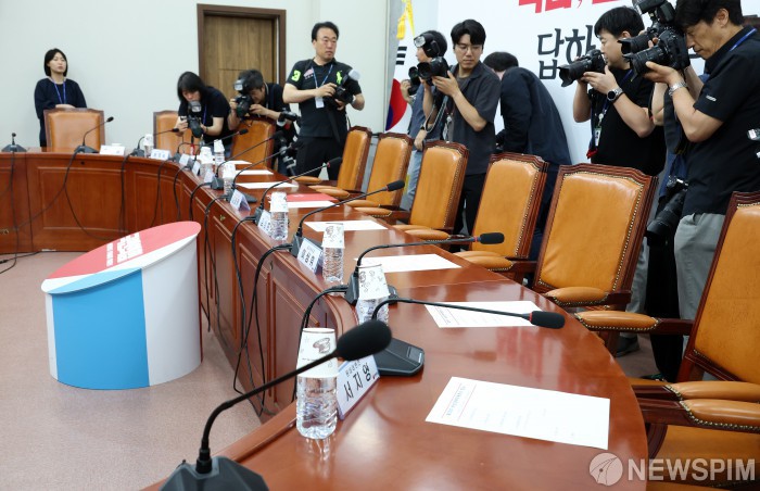 비공개로 바뀐 국민의힘 비상대책위원회의