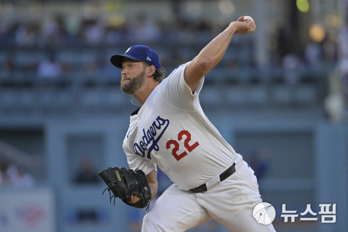 [MLB] '살아있는 전설' 다저스 커쇼, 역대 20번째 3000K 대기록
