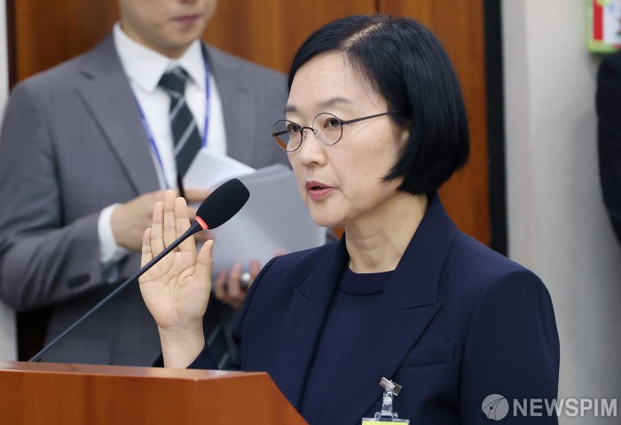 [인사청문회] 한성숙 중기부 장관 후보자, 성남 FC 후원금 의혹에 "모르는 일"