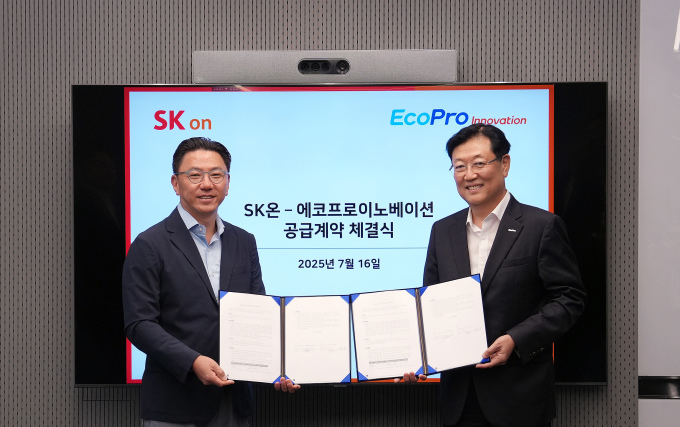 에코프로이노베이션, SK온에 리튬 공급…전기차 10만대 물량