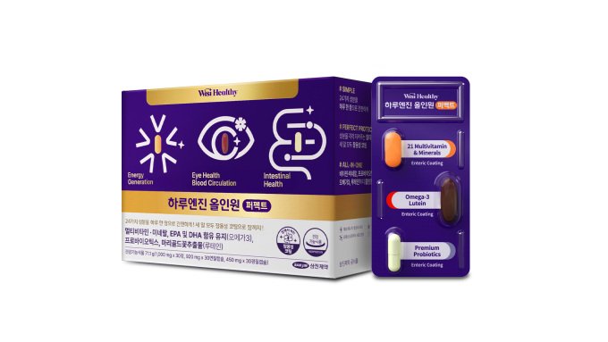 삼진제약 위시헬씨, 장용성 코팅 기술 적용 '하루엔진 올인원 퍼펙트' 출시
