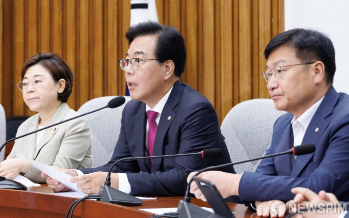 국힘 송언석 "李 정부, 법인세 1%p 인상…기업 옥죄는 세금 폭탄"