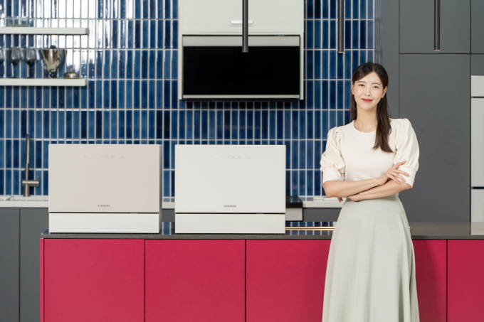 삼성전자, 전력·물 사용 줄인 '비스포크 식기세척기 카운터탑' 출시