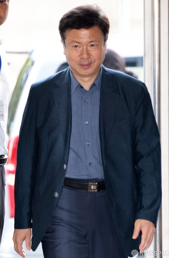 해병특검 출석하는 전하규 국방부 대변인