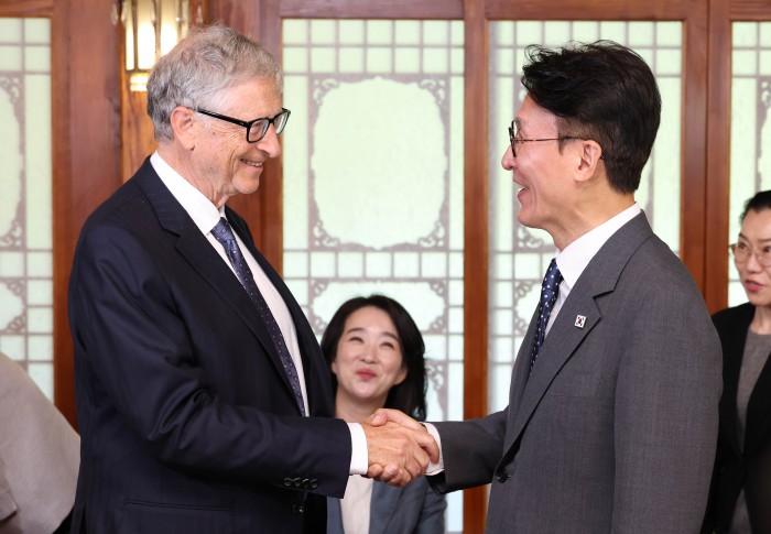 김민석 총리, 韓 세계 바이오 써밋에 빌 게이츠 참석 요청