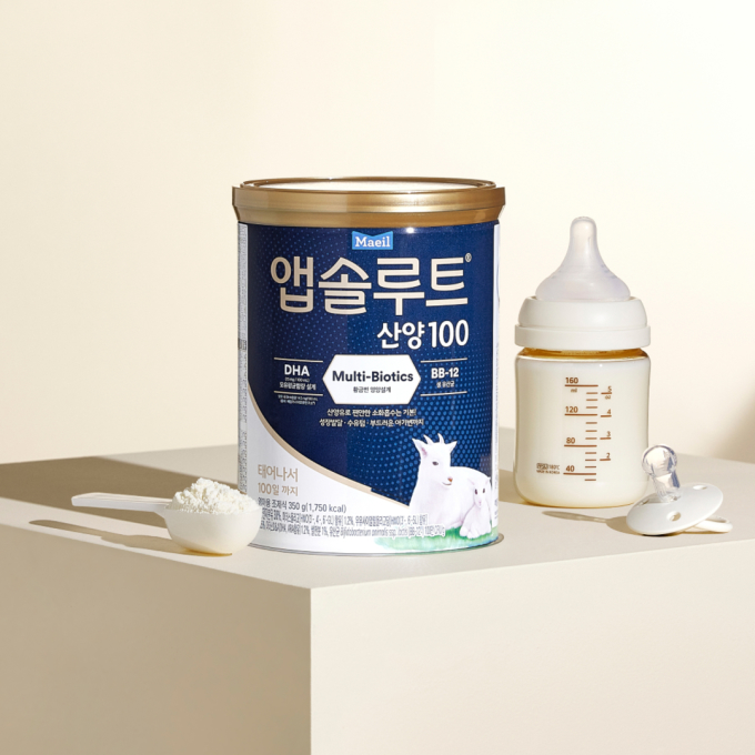 매일유업, 100일 황금루틴 위한 '앱솔루트 산양100' 출시