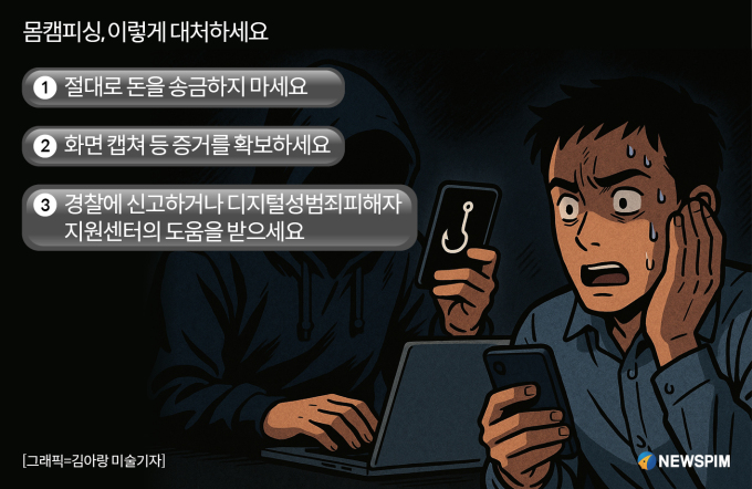 [사기 범죄 급증] ⑪ 전문가 "몸캠피싱, 협박 응하면 피해 더 커져"