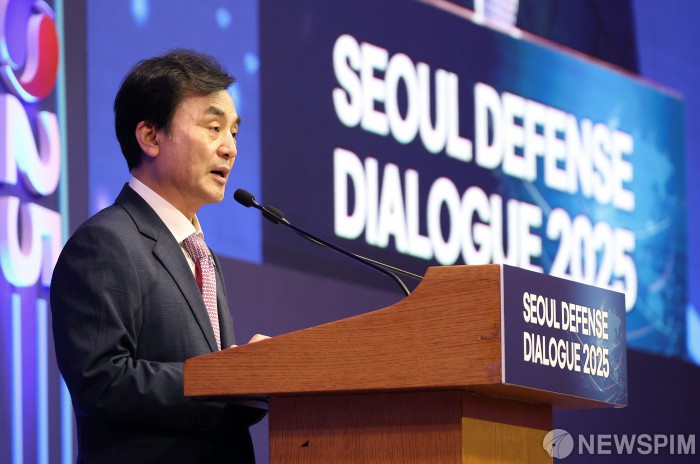 '2025 서울안보대화' 개회사하는 안규백 장관