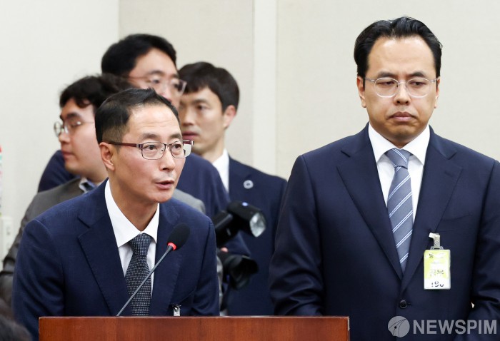 [2025 국감] "최혜대우 요구 안했다"…김범석 배민 대표, 국감서 의혹 부인