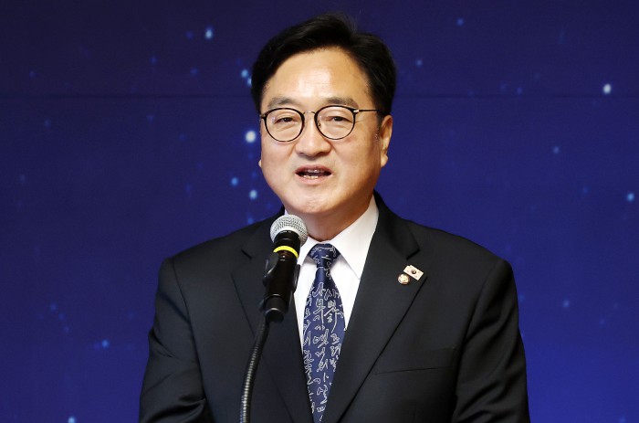 우원식 의장, 주교황청 대사 접견…"교황 방북시 한반도 평화 중대한 전환점"