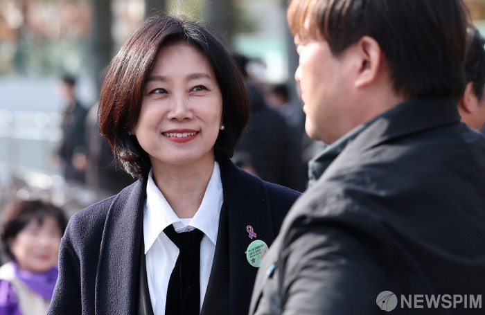 이태원 참사 3주기 기억식 참석한 허은아 국민통합비서관