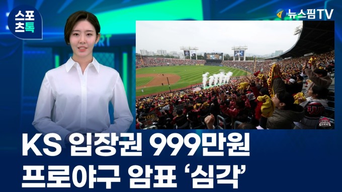 [스포츠톡 10월 29일] KS 입장권 999만원... 프로야구 암표 '심각'