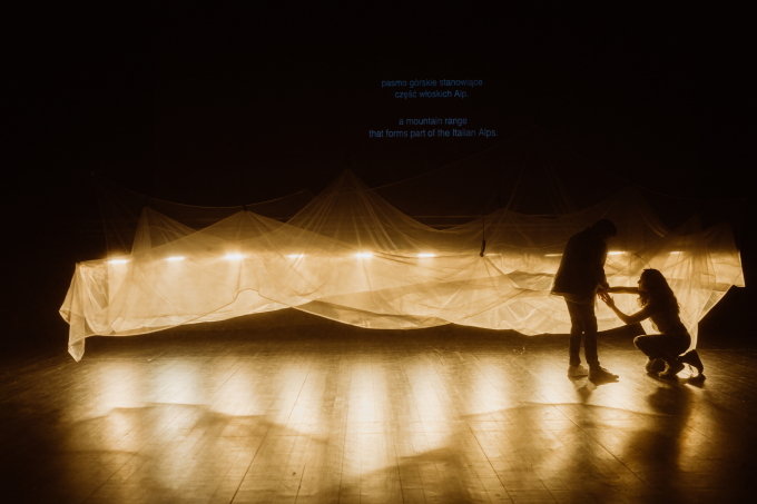 시각장애인 배우가 펼쳐 보이는 연극 '라스트 호프'