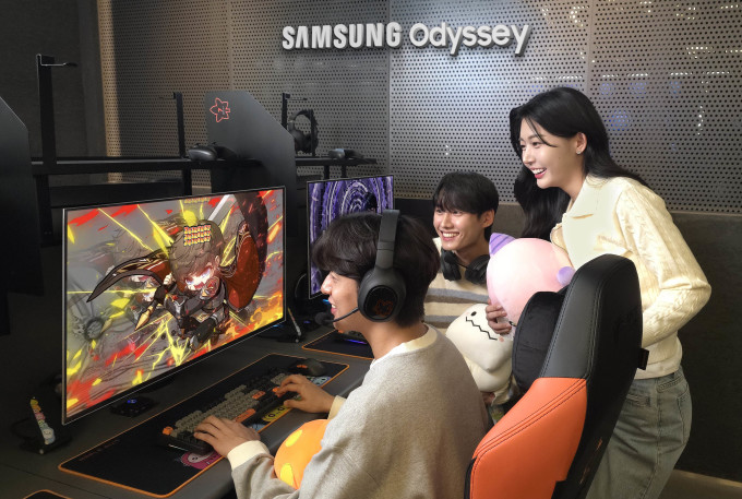 삼성전자, 넥슨 '메이플 아지트'에 오디세이 게이밍 모니터 체험존 마련