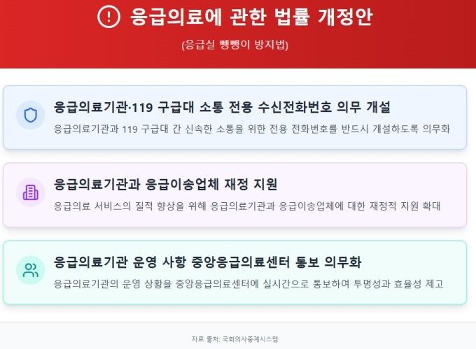 '응급실 뺑뺑이 방지법' 시행 반년 남았지만…실효성 논란 거세