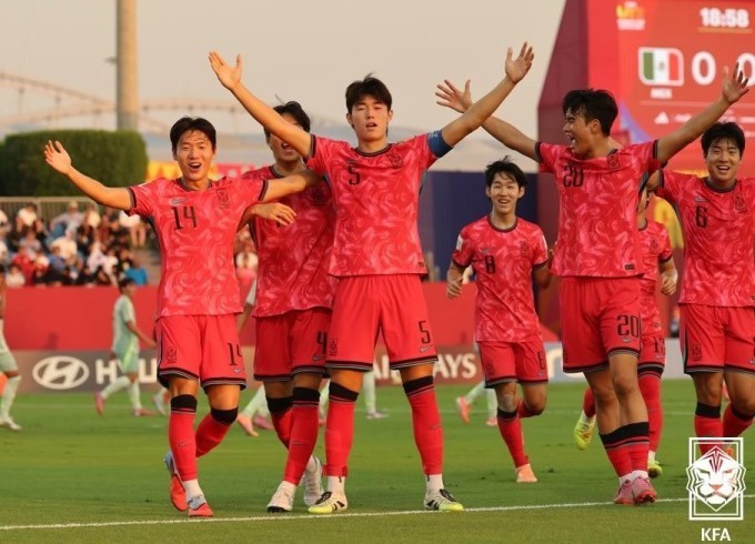 U-17 한국 대표팀 32강 조기 확정 보도