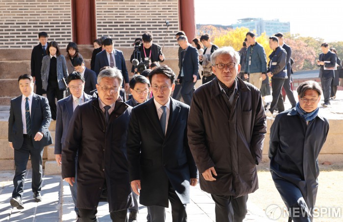 김민석 국무총리 종묘 현장 점검