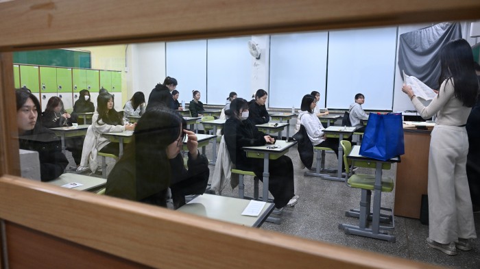 2026 수능 국어 시험장 풍경