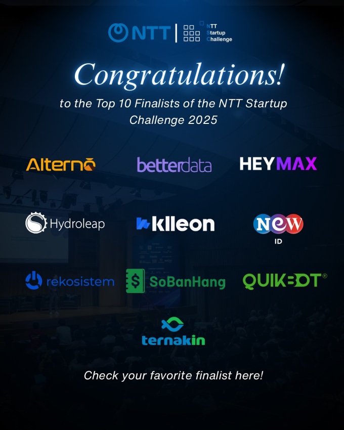 뉴 아이디, 'NTT 도코모 스타트업 챌린지' 톱10 파이널리스트 선정