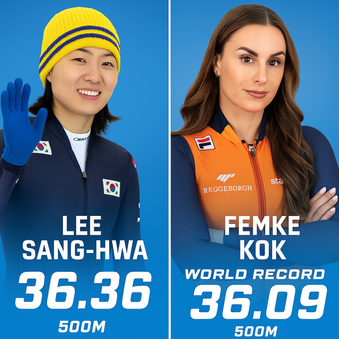 이상화가 세운 ' '36초36 빙벽'... 같은 곳, 같은 날 깨졌다