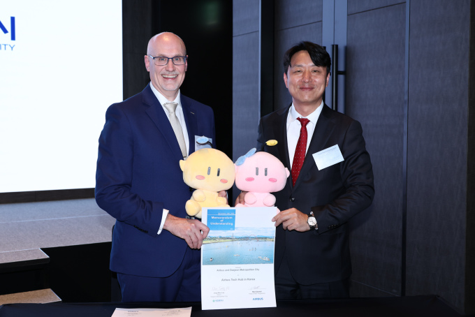 에어버스, 대전에 '테크허브' 설치..."우주항공 글로벌 거점지 성장"