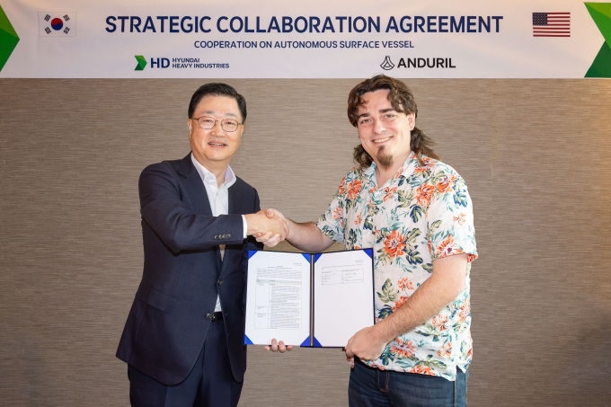 HD현대, 美 안두릴과 '자율 무인수상함' 건조 계약