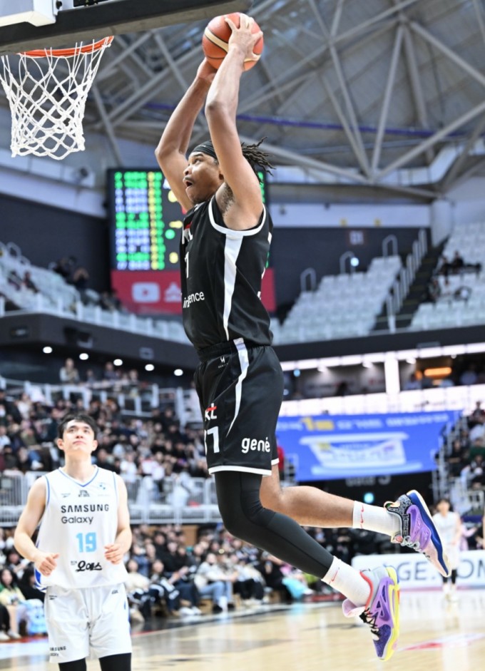 [프로농구] kt, 111점 올 시즌 최다 득점... 삼성 5연패 빠뜨려