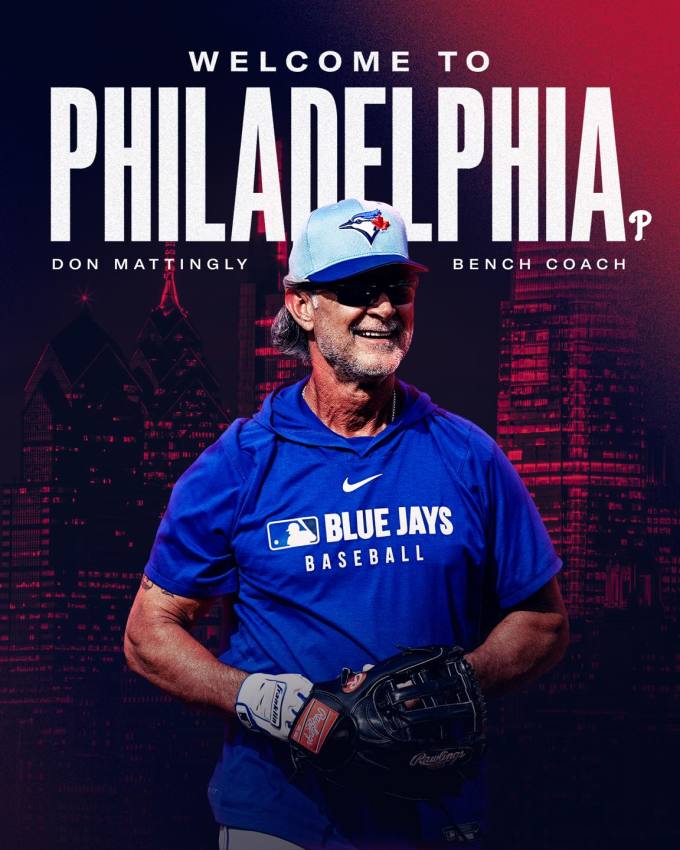 [MLB] 돈 매팅리, 아들이 단장인 필라델피아 벤치 코치로 현장 복귀