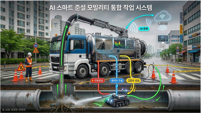 자동차융합기술원, 피지컬 AI 기반 스마트 하수관거 시스템 개발 착수 - 뉴스 썸네일 이미지