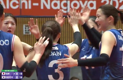 [2026AG] 여자배구, 일본과 준결서 0-3 완패…태국과 동메달 결정전