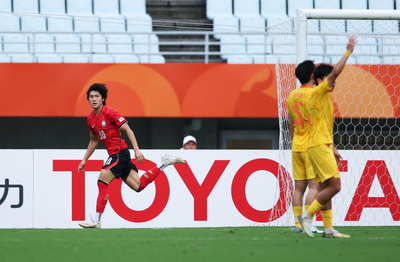 [2026AG] '<b>배준호 결승골</b>' <b>이민성호</b>, 중국 2-1 제압…남자축구 AG 4연속 결...