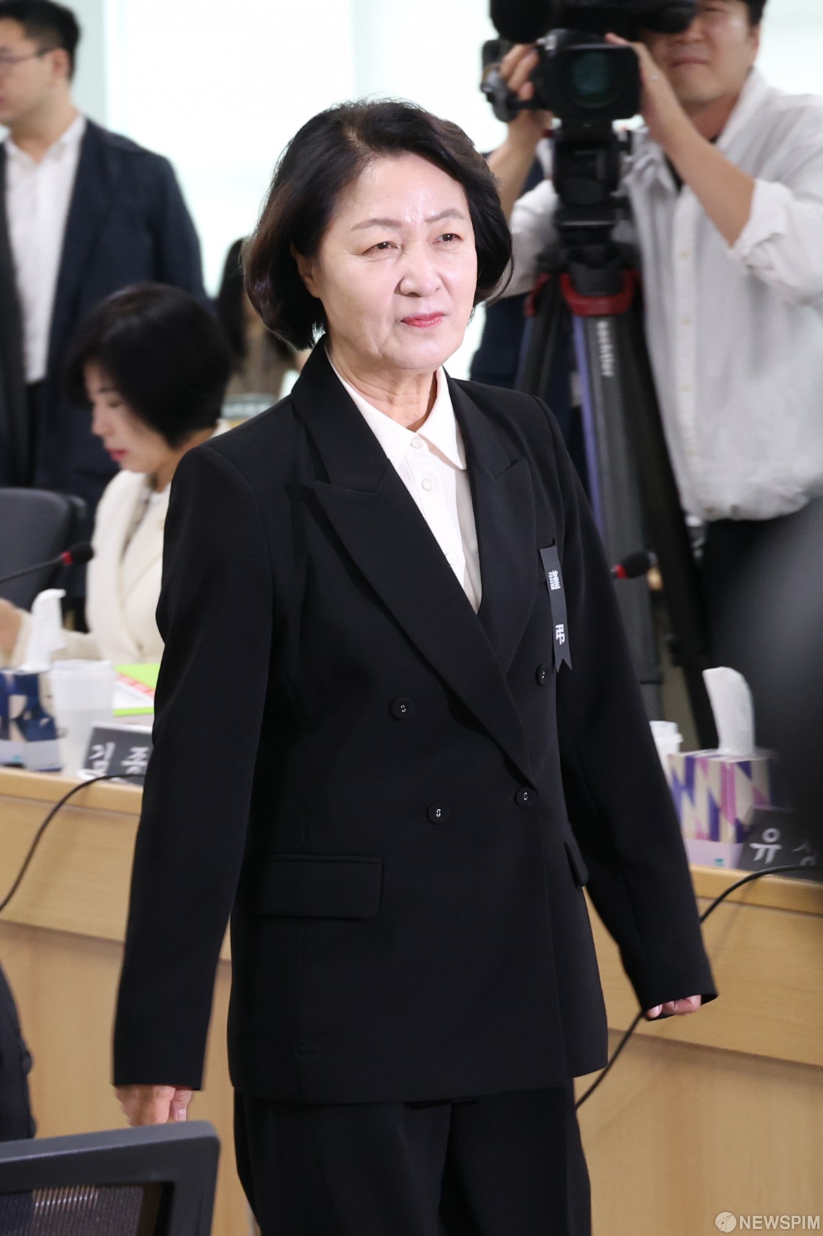 추미애 소방 재정 빨대 발언 논란 이후 경기도 국토교통위원회 국정감사 참석 사진