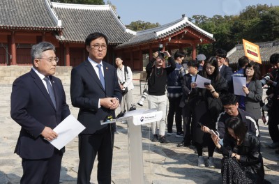 최휘영 문화체육관광부 장관, 종묘 지키는 일에 앞장서겠다