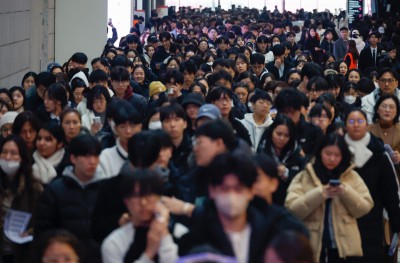 붐비는 2026학년도 정시 대학입학정보박람회