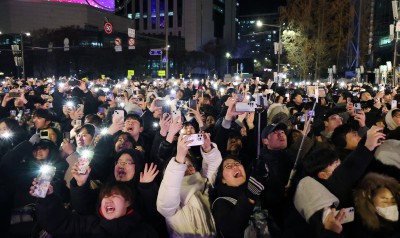 2026년 새해를 맞이하는 시민들