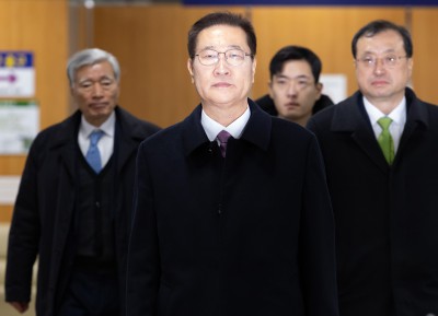 '비상 계엄 가담 혐의' 박성재 전 법무부 장관 첫 공판 출석