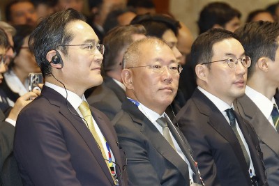 한-브라질 비즈니스 포럼 참석한 이재용-정의선-구광모