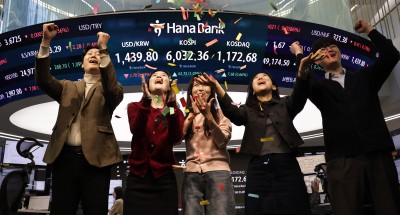 코스피 사상 첫 6000선 돌파