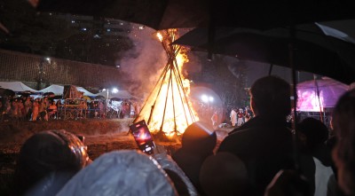 정월대보름 달집 태우기