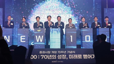 증권시장 개장 70주년 기념식